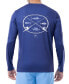 Men's Art Of Big Game Fishing Logo Graphic Long-Sleeve Sun Protection T-Shirt