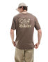 Dickies big sandy back print t-shirt in brown