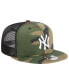 Men's Camo New York Yankees Woodland Camo Trucker 9FIFTY Snapback Hat