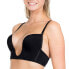 Magic BodyFashion 294111 Womens U Plunge Underwire Deep Cleavage Bra Black 36B