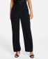 Women's Draped High-Rise Wide-Leg Cargo Pants, Created for Macy's