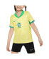 Preschool Yellow Brazil National Team 2024 Home Replica Stadium Jersey