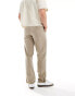 ASOS DESIGN relaxed chino in washed beige