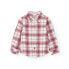 BOBOLI Poplin Check Long Sleeve Shirt