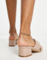 Simply Be Wide Fit soft padded mules in camel