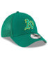 Big Boys Green Oakland Athletics 2022 Batting Practice 39THIRTY Flex Hat