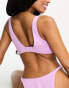 Peek & Beau Fuller Bust Exclusive underwire bikini top in lilac