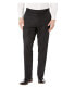 Perry Ellis 292481 Men's Big & Tall Portfolio Modern Fit Pant, Black, 34x38