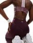 ASOS 4505 Icon bum sculpt gym legging in burgundy