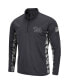 Men's Charcoal Pitt Panthers OHT Military-Inspired Appreciation Digi Camo Quarter-Zip Jacket