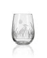 Heron Stemless 17Oz - Set Of 4 Glasses