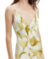 Women's Capri Printed V-Neck Maxi Slip Dress