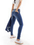 Vero Moda Tanya mid rise skinny jeans in medium blue wash