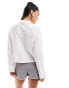 Vero Moda boxy cropped shirt in white