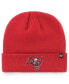 Men's Red Tampa Bay Buccaneers Secondary Basic Cuffed Knit Hat