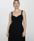 Women's Strapless Flared Dress