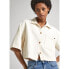 PEPE JEANS Elle Ecru Short Sleeve Shirt