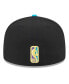 Men's Black, Turquoise Milwaukee Bucks Arcade Scheme 59FIFTY Fitted Hat