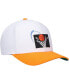 Men's White, Orange Cleveland Cavaliers Hardwood Classics Core 2-Tone 2.0 Pro Snapback Hat