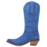 Dingo Out West Tall Snip Toe Womens Blue Casual Boots DI920-400