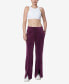 Women's Full Length Velvet Vented Pants