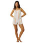 Juniors' Classic Surf Stripe Cotton Romper