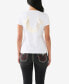 Women's Short Sleeve Foil Horseshoe V-neck T-shirt