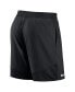 Men's Black Atlanta Falcons Stretch Woven Shorts