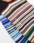 Paul Smith 2 pack socks in stripe with logo