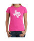 Women's Word Art T-Shirt - Don'T Mess with Texas