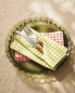 Gingham paper napkins (pack of 30)