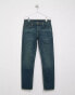 ASOS DESIGN stretch slim jeans in vintage dark wash blue