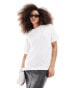 Pull&Bear oversized t-shirt in white