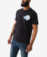 Men's Short Sleeve Thumbs Up Flocked Tee