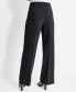 Women's Front-Zip Wide-Leg Trousers