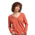 SUPERDRY Studios Pkt Long Sleeve V Neck T-Shirt