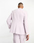 ASOS DESIGN skinny suit jacket in pale pink