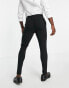 ASOS DESIGN super skinny tuxedo suit trousers in purple