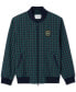 Men's Harrington Check Zip-Front Bomber Jacket