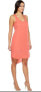 Heather 241146 Womens Silk Scoop Neck Sleeveless Tank Dress Melon Size X-Large