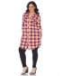 Plus Piper Stretchy Plaid Tunic