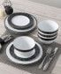 Rill 12-Piece Dinnerware Set, Service for 4