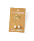 Adhya Cultured Pearl and Oval Stud Earrings, Set of 2