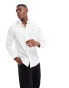 Tommy Jeans regular entry poplin shirt in white