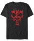 Men's Darth Maul Grunge Short Sleeve Crew T-shirt