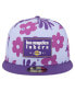 Men's Purple Los Angeles Lakers Palm Fronds 2-Tone 59FIFTY Fitted Hat