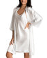 Женская пижама Linea Donatella Mrs Satin Wrap Bridal Robe, Chemise Nightgown Set