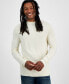 Men's Regular-Fit Solid Crewneck Sweater, Created for Macy's