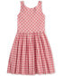 Big Girls Calissa Gingham Check Cotton Madras Dress