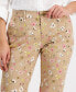 Women's Floral-Print Ditsy Hampton Chino Rolled-Cuff Pants